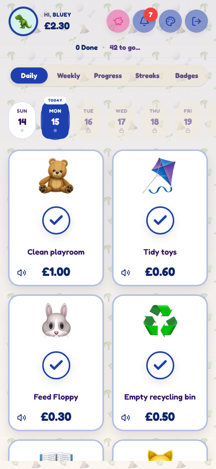 TickBucks Daily Tasks screenshot